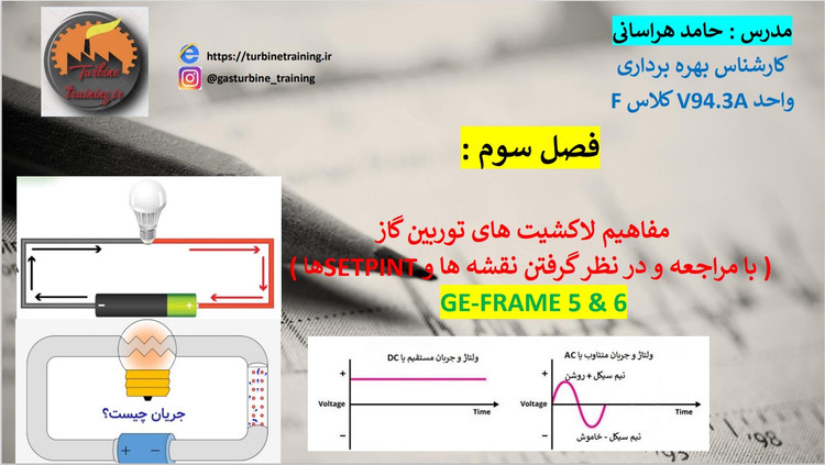مفاهیم و کلیات آیتم های لاگشیت های توربین گاز GE